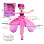 Flying fairy toy for girl with LED lights - Image 3