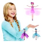 Flying fairy toy for girl with LED lights