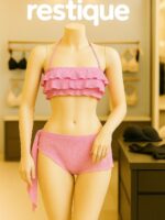 Sweet Sorbet Ribbed Bikini with Decorative Side Tie