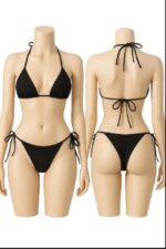 2PCS Bikini set free size soft&comfortable crinkle jersey bikni set.