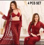 4 PCS net night wear