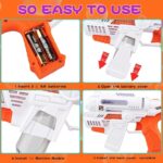 LED Light-Up Bubble Machine Gun – Cosmic Galactic Theme – Includes Easy-to-Operate Trigger for Summer Fun & Parties - Image 4