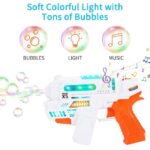 LED Light-Up Bubble Machine Gun – Cosmic Galactic Theme – Includes Easy-to-Operate Trigger for Summer Fun & Parties - Image 6