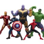 Superhero Action Figure Toy Set for Kids - 5-Piece Avengers Collection