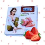 Durex Strawberry Chewing Gum for extra time